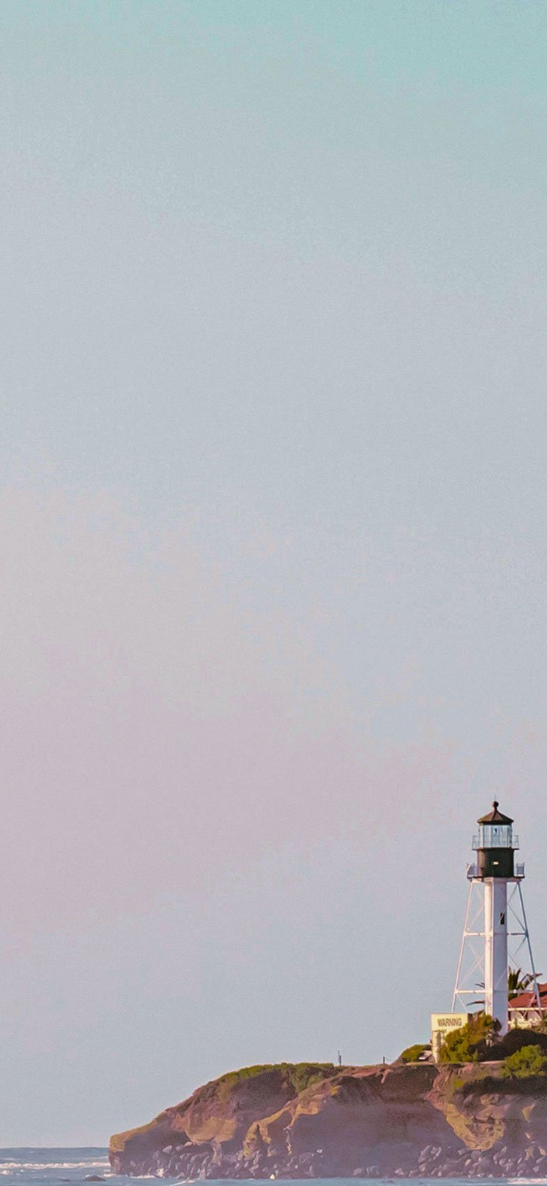 Seaport coast background